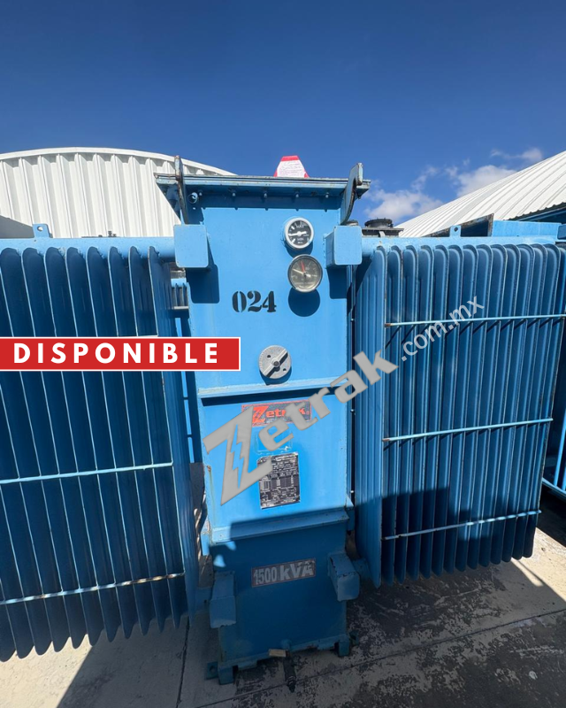 SUBESTACIÓN 1500 KVA NÚMERO DE SERIE: 